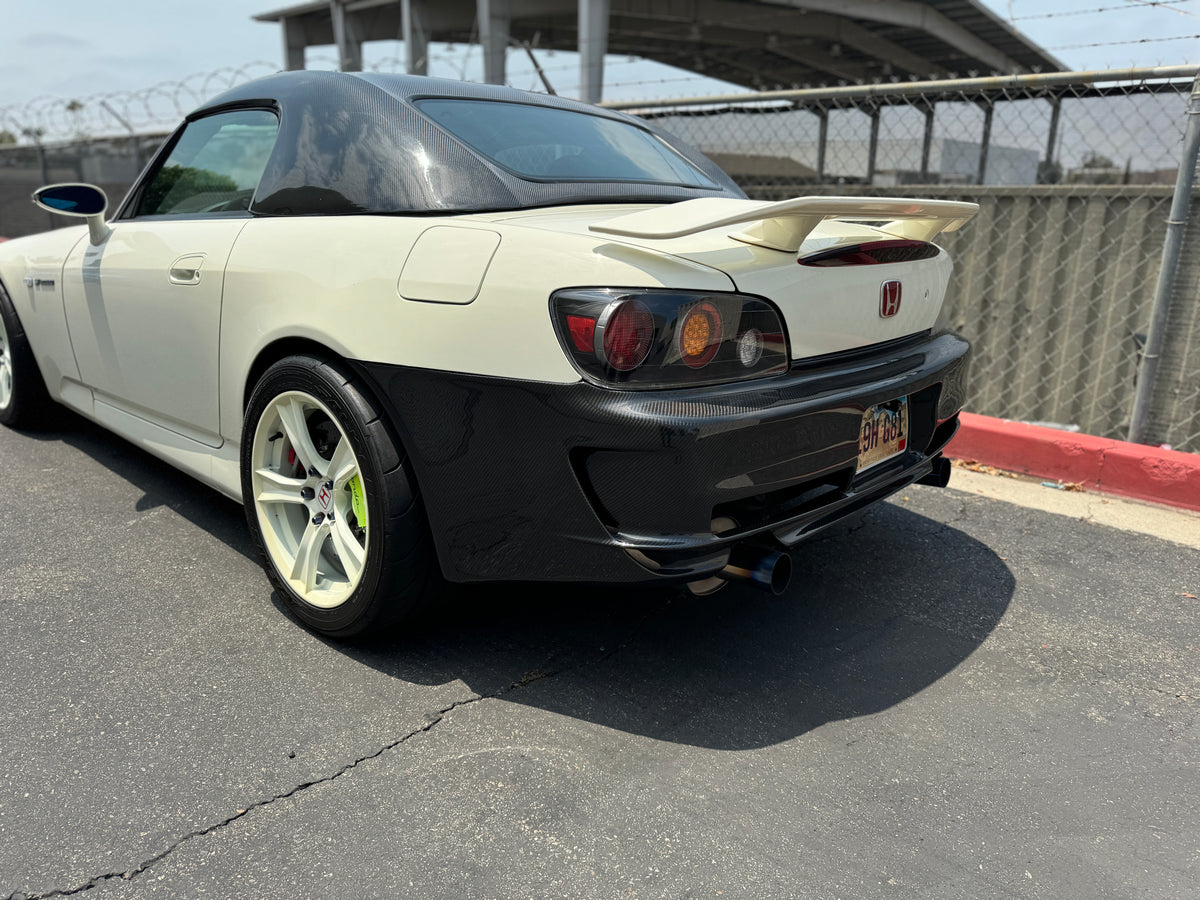 S2000 ASM Style DRY Carbon Rear Aero Bumper – Ballade Sports