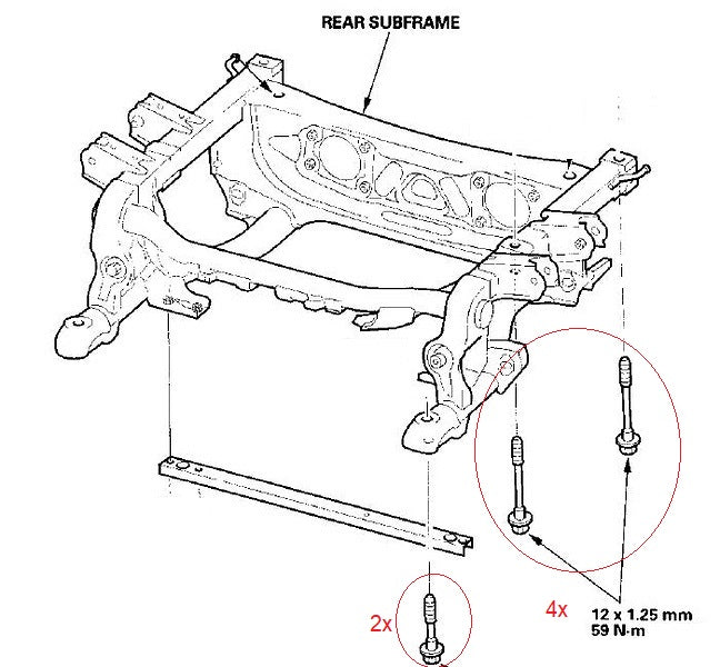 Vaikhari USA S2000 Rear Subframe Titanium Bolt Kit – Ballade Sports