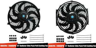 Universal / Honda 14 & 12 Inch Radiator / AC Fans