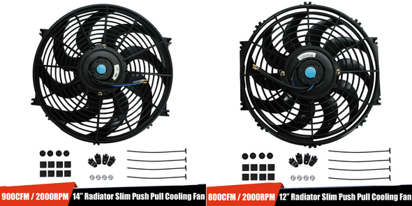Universal / Honda 14 & 12 Inch Radiator / AC Fans
