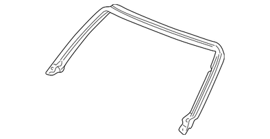 Honda OEM 00-09 S2000 Front Windshield Weatherstrip