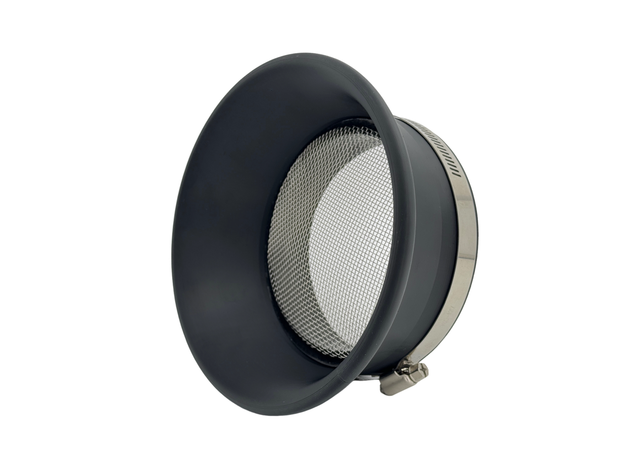 Adattatore Velocity Stack Per Aspirazione Aria – Alluminio Nero 4 Pollici