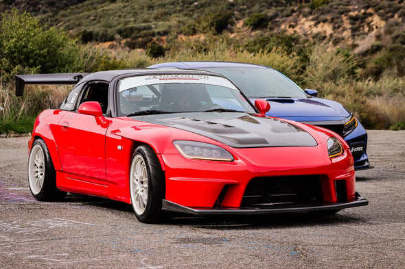 AlphaRex 00-09 Honda S2000 NOVA-Series Projector LED Alpha Black Headlights