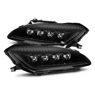 AlphaRex 00-09 Honda S2000 NOVA-Series Projector LED Alpha Black Headlights