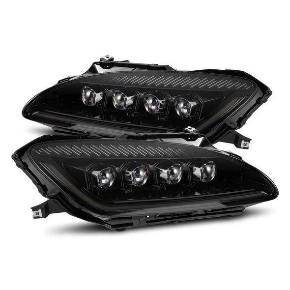 AlphaRex 00-09 Honda S2000 NOVA-Series Projector LED Alpha Black Headlights