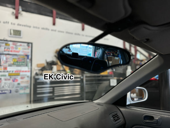 Vaikhari USA Monaco Style Carbon Fiber Convex Rear View Mirror