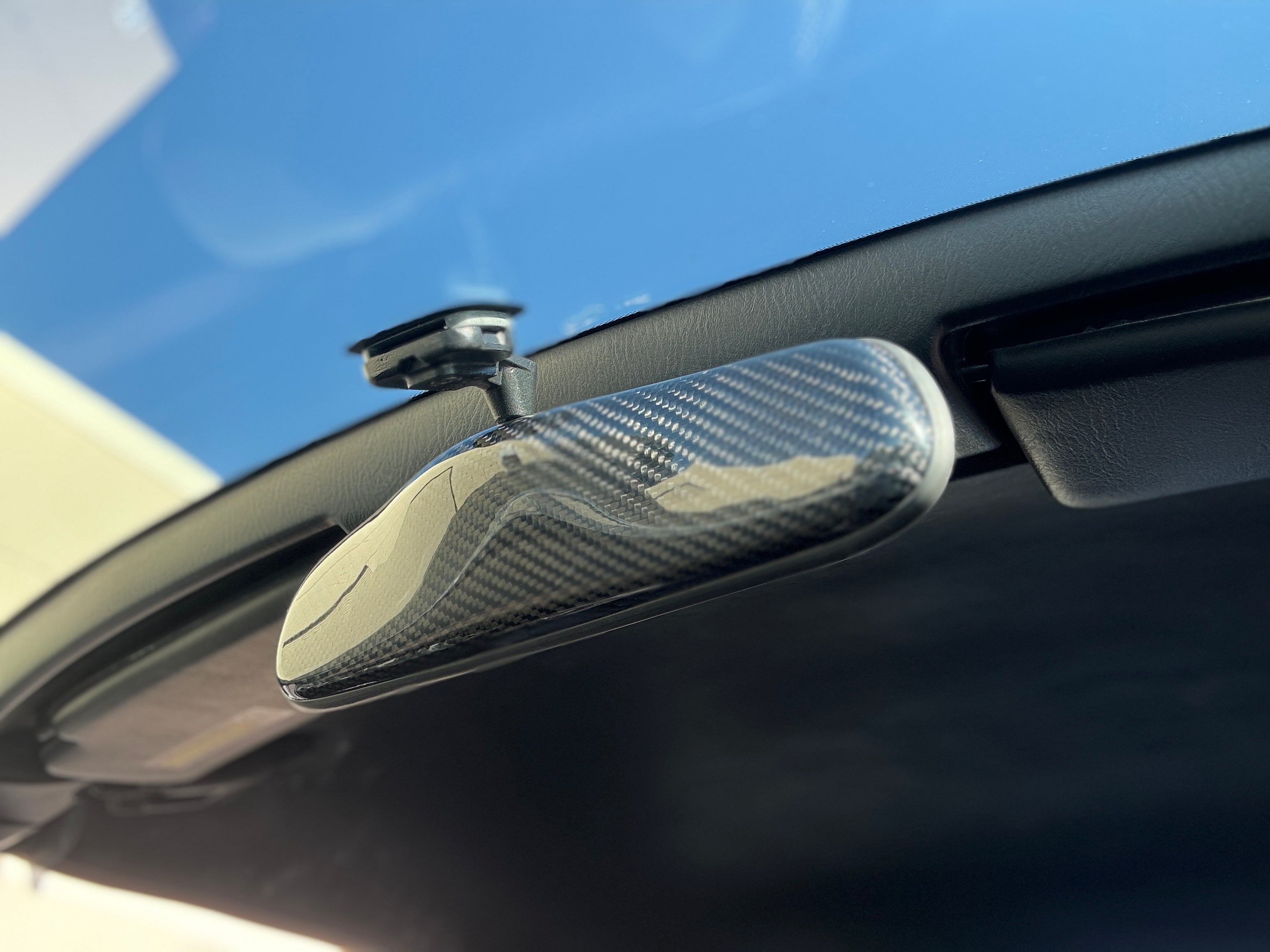 Ballade Sports Carbon Fiber Convex Rear View Mirror