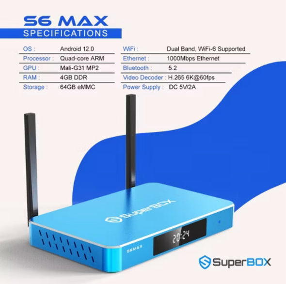 Super Box 56GB Free Streaming Device