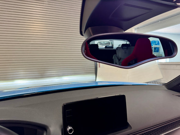 Vaikhari USA Monaco Style Carbon Fiber Convex Rear View Mirror