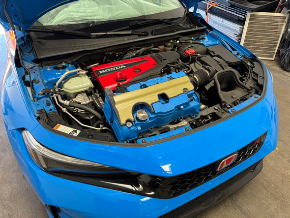 Color Matched Engine Valve Covers for Honda Civic/Accord/Acura Integra FK8 FL5 DE5 CV2 Cover K20C1/4 - Wrinkle Texture