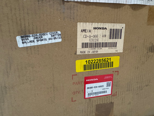 Honda Genuine 00-09 S2000 CR Tonneau Cover