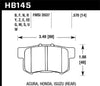 Hawk 00-09 Honda S2000 HPS 5.0 Brake Pads