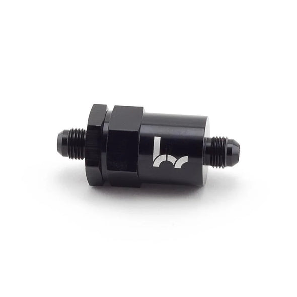 Hybrid Racing Black Inline Fuel Filter -6AN to -6AN