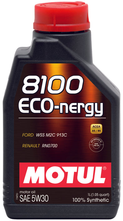 Motul 8100 Eco-nergy Engine Oil 5w30 1 Liter Container