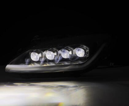 AlphaRex 00-09 Honda S2000 NOVA-Series Projector LED Alpha Black Headlights
