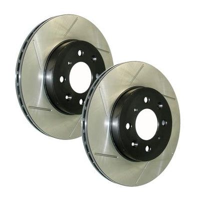 Stoptech 00-09 S2000 Rear Slotted Brake Rotor Set