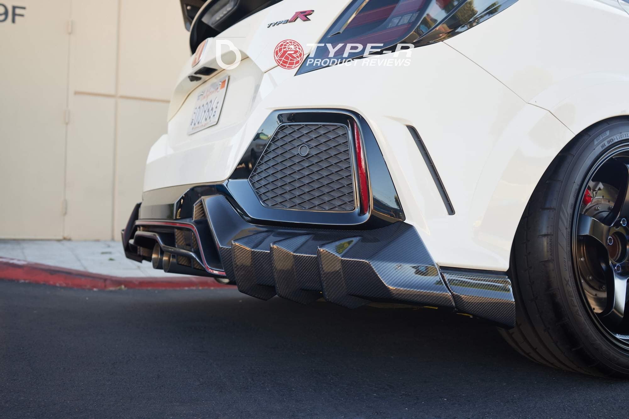 Fk8 Type R Diffuser 2017-21 Civic Type R FK8 Carbon Fiber Mugen Style Aero Kit – Ballade Sports