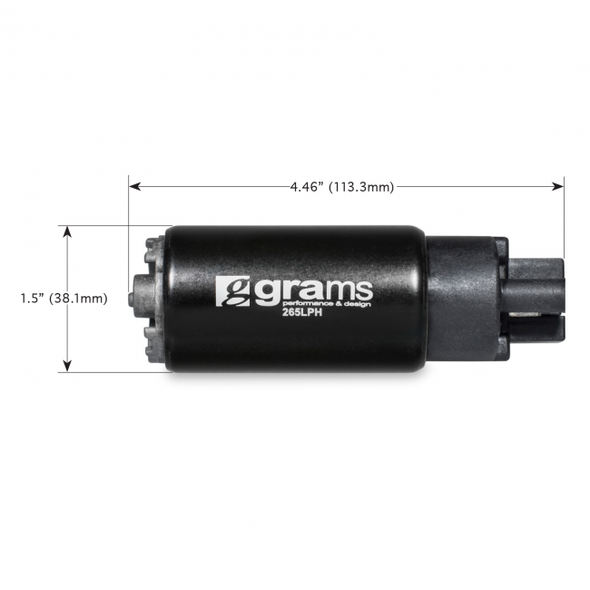 Grams Performance In-Tank Fuel Pump - 265LPH Universal