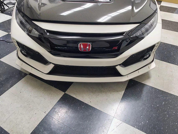 2017-21 Civic Type R M Style Front Under Spoiler Lip