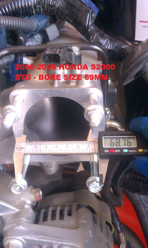 size Ballade Sports 00-05 Honda S2000 69mm Bore Intake Manifold