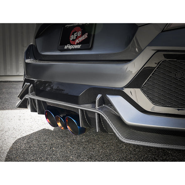 AFE Power 2017+ Civic Type R Takeda 3″ 304 Cat-Back Exhaust w/ Blue Flame Tips