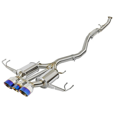 AFE Power 2017+ Civic Type R Takeda 3″ 304 Cat-Back Exhaust w/ Blue Flame Tips