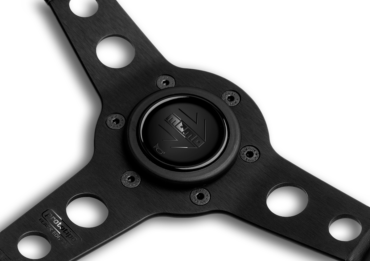 Momo Prototipo Black Edition 350mm Steering Wheel – Ballade Sports Momo Prototipo Black Edition 350mm Steering Wheel – Ballade Sports