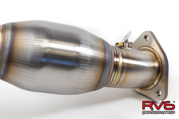 RV6 Performance 2016-21 Civic 2.0L Sedan / Coupe High Temp Catted Downpipe