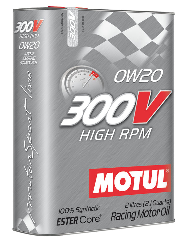 Motul 300V Synthetic Racing Engine Oil 2 Liter Container