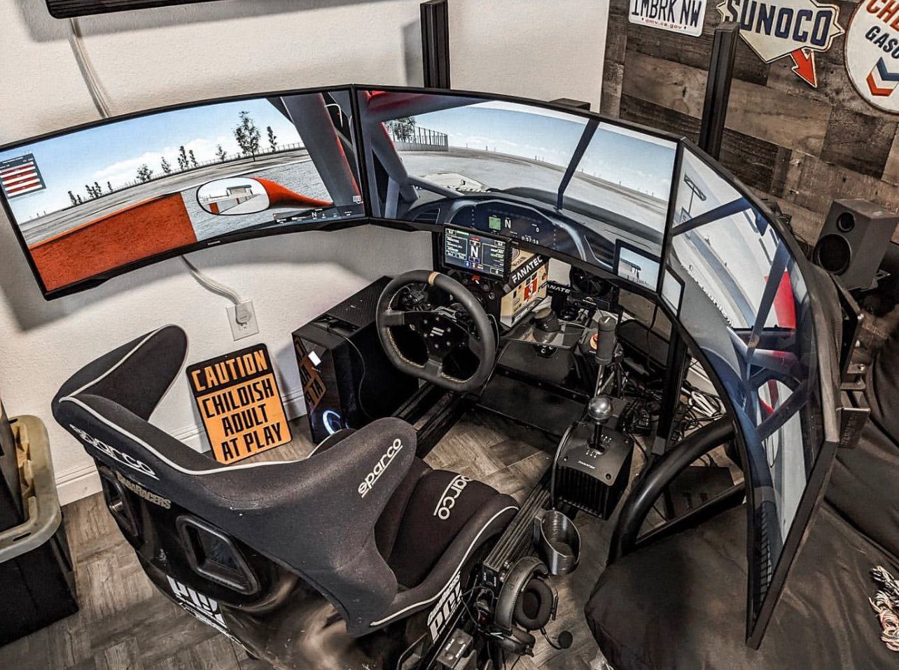 Optimum Driving Rig Position Advanced Complete Minimalist Nero Driving Simulator Rig ...
