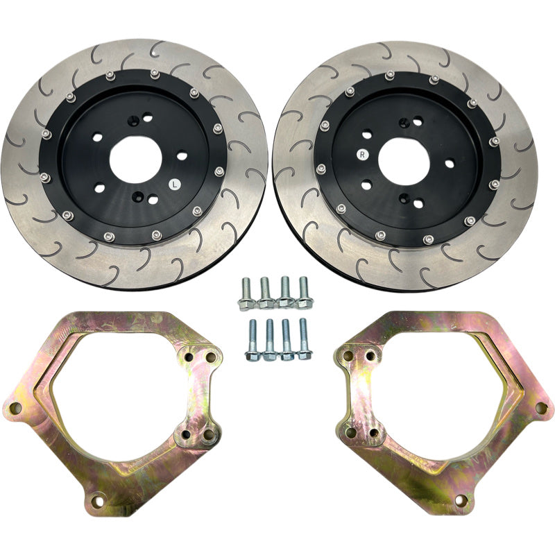 Ballade Sports S2000 2pc Rear Rotor Kit for Spoon/OEM/Ballade Caliper