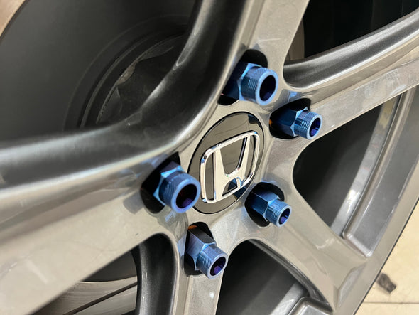 Ballade Sports Shell Type Titanium Open End Lug Nut Set