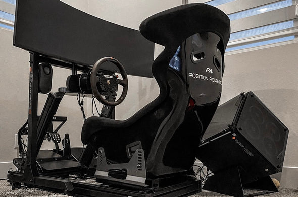 Position Advanced Complete Minimalist Nero Driving Simulator Rig