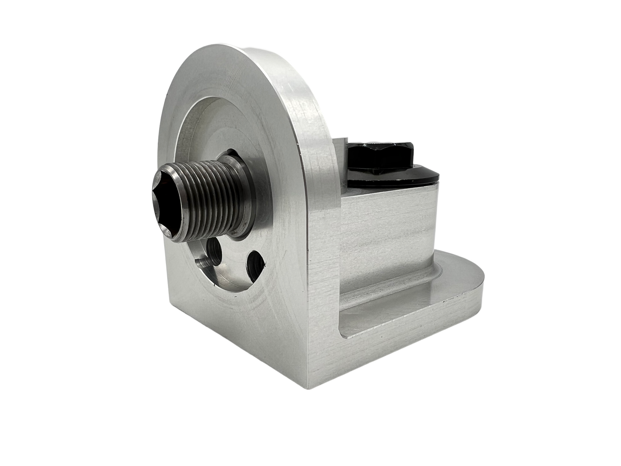 1pc Aluminum Oil Cooling Fitting Adapter Welded Joint For Automotive