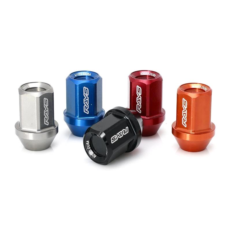 Rays Dura-Nuts Straight Lock and Nut Set L=42mm, M12x1.25 Black Subaru, Nissan, Suzuki, Infiniti - 74020001010BK Rays Dura-Nuts Straight Lock and Nut Set L=42mm, M12x1.25 Black Subaru, Nissan, Suzuki, Infiniti - 74020001010BK